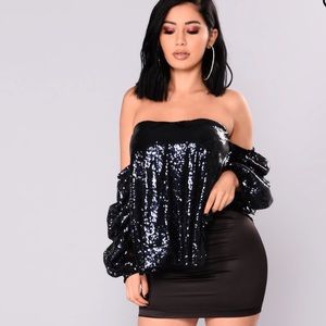A Haute Mess Sequin Top